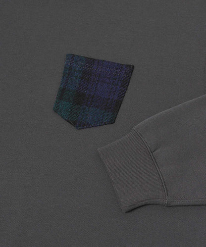 HARRIS TWEED口袋衛衣套頭衫