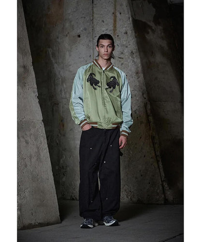 NOT4NERD/ノットフォーナード/CERBERUS緞面紀念夾克