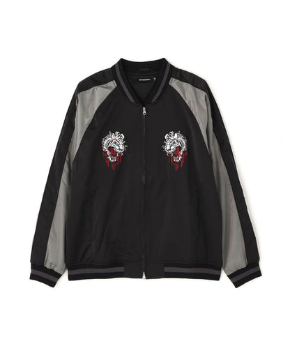 NOT4NERD/ノットフォーナード/虎紋緞面飛行夾克