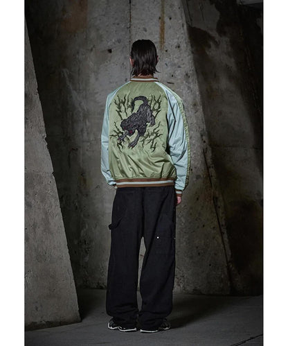 NOT4NERD/ノットフォーナード/CERBERUS緞面紀念夾克