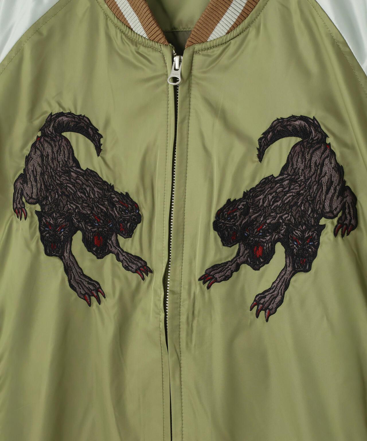 NOT4NERD/ノットフォーナード/CERBERUS緞面紀念夾克