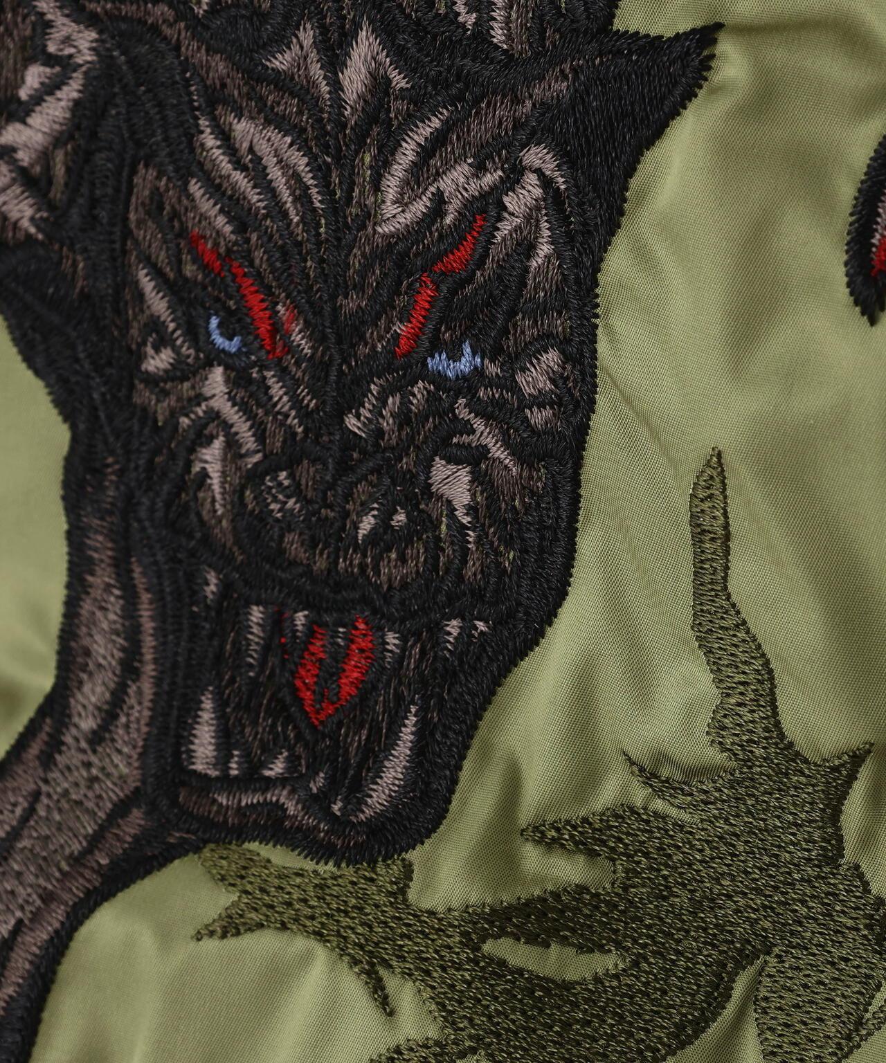 NOT4NERD/ノットフォーナード/CERBERUS緞面紀念夾克