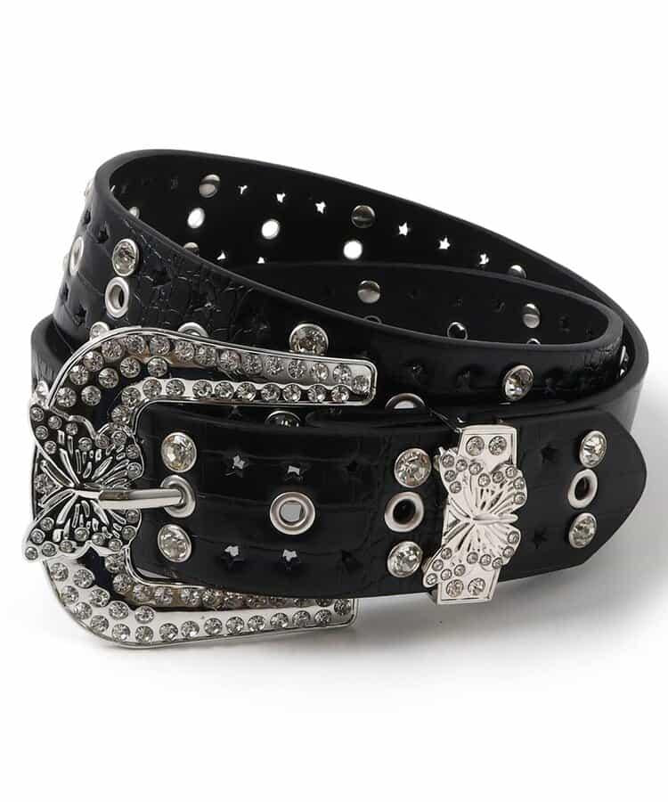 水鑽裝飾釦帶腰帶1