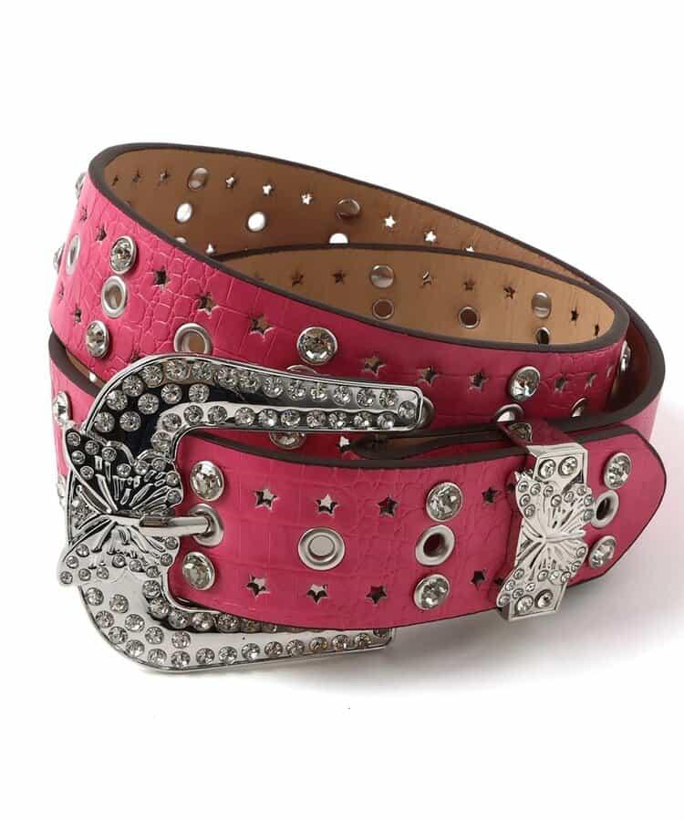 水鑽裝飾釦帶腰帶1