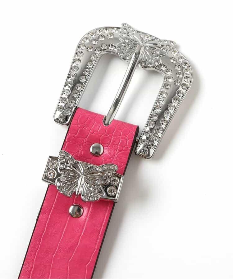 水鑽裝飾釦帶腰帶1