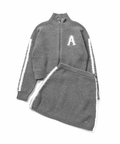 流蘇線條針織套裝