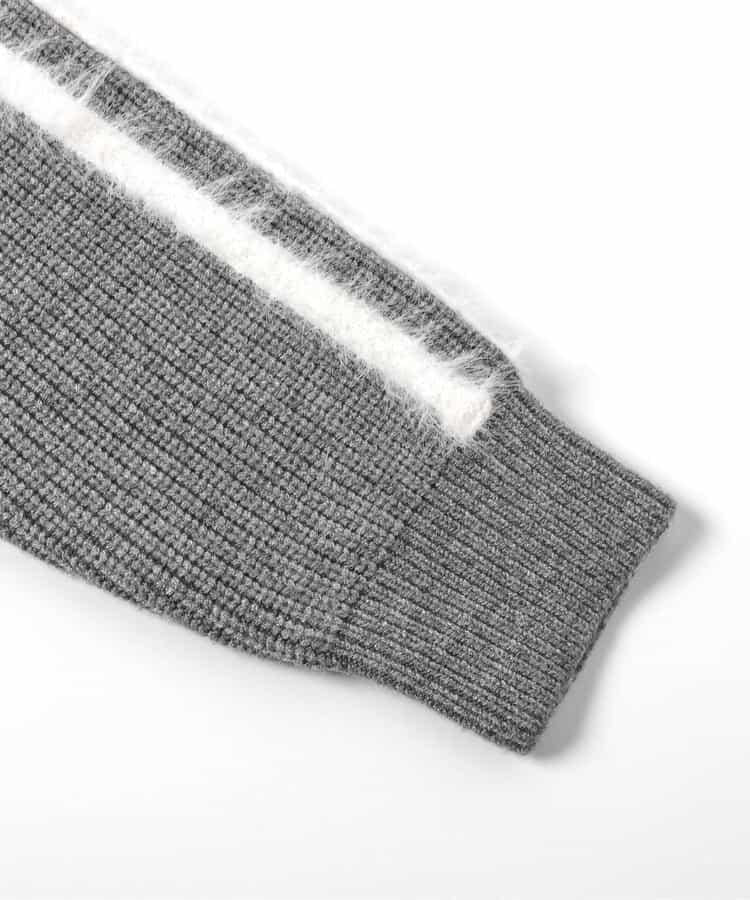 流蘇線條針織套裝