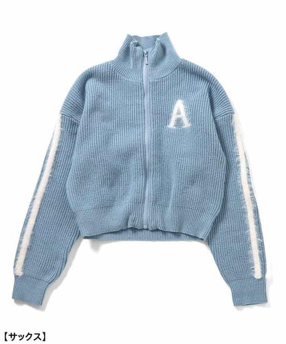 流蘇線條針織套裝