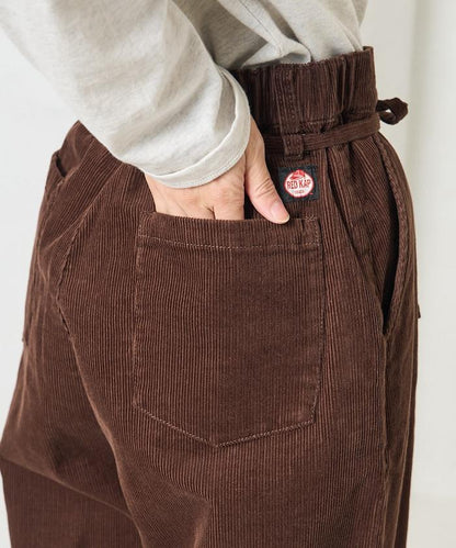 特別款燈芯絨抽繩休閒褲＜可搭配套裝＞