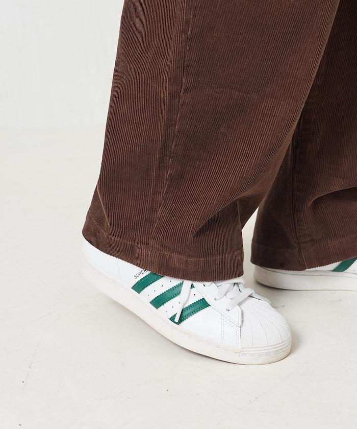 特別款燈芯絨抽繩休閒褲＜可搭配套裝＞