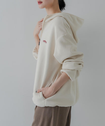 THOUSAND MILE×URBAN RESEARCH 聯名針織抓絨半拉鍊連帽衛衣