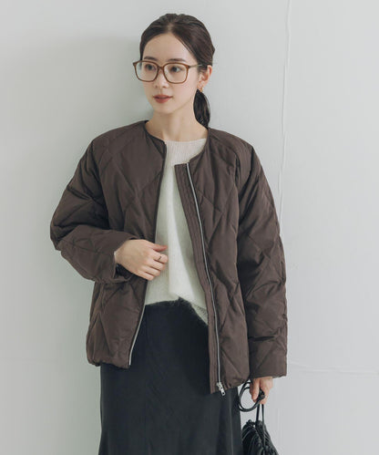 繭型絎縫羽絨服