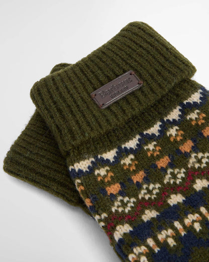 Barbour marlow fair isle 針織手套