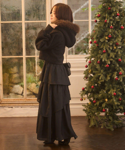 【Seemi.】仿皮草連帽衛衣