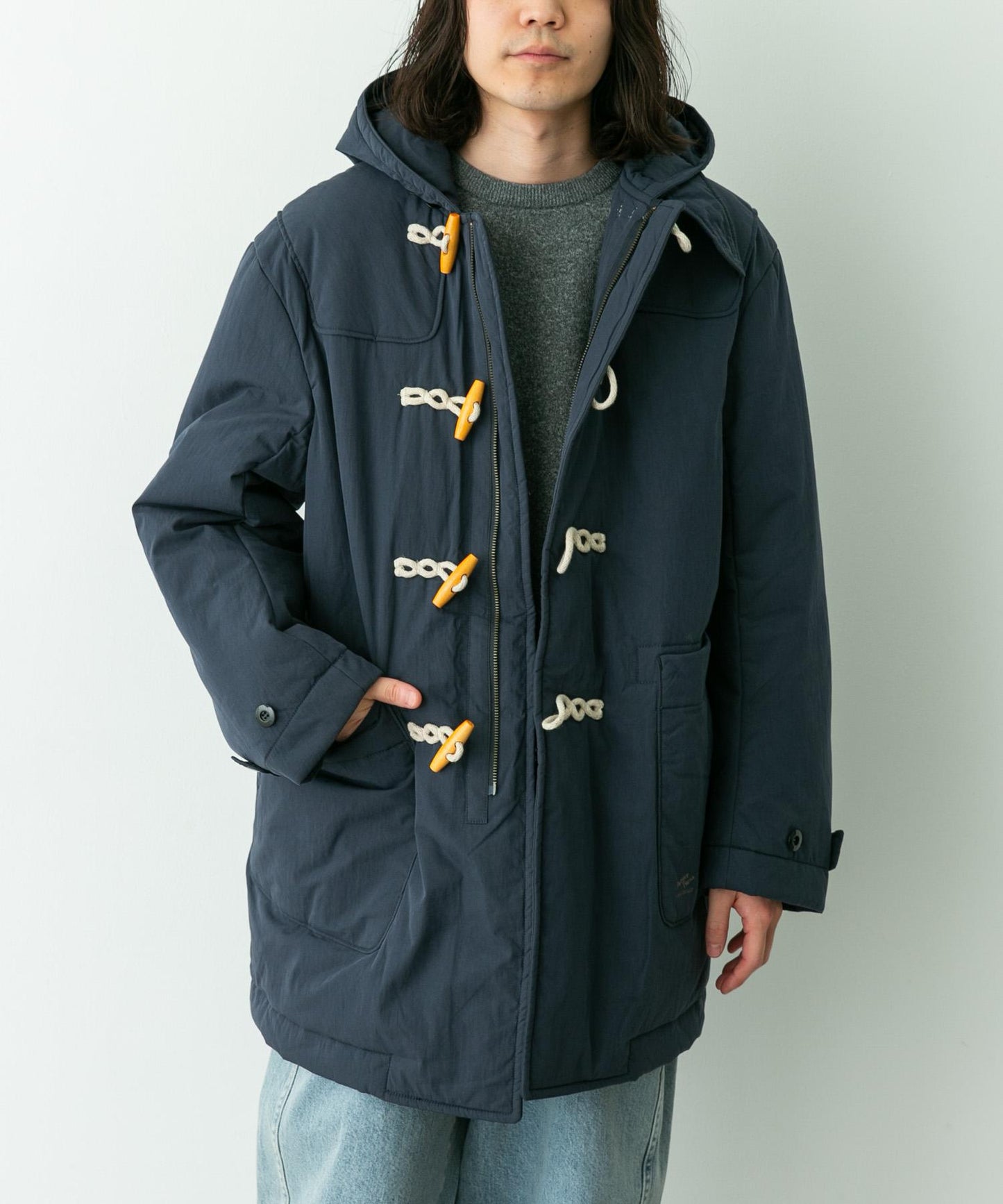 ARMY TWILL 棉尼龍粗呢大衣