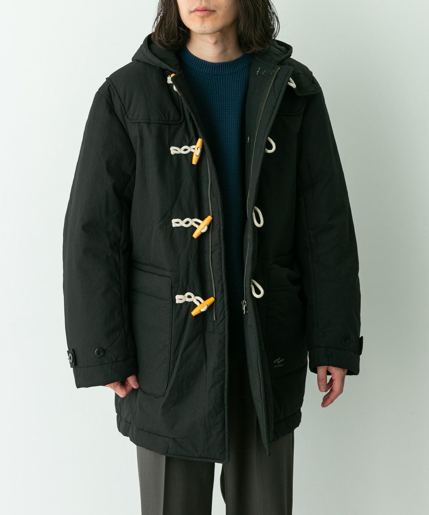 ARMY TWILL 棉尼龍粗呢大衣