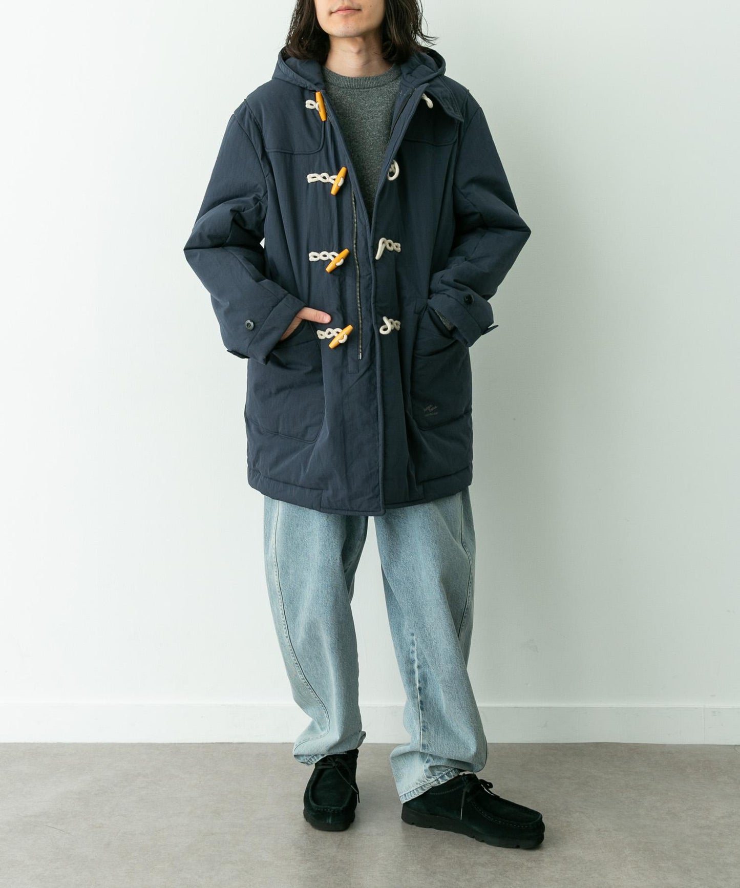 ARMY TWILL 棉尼龍粗呢大衣