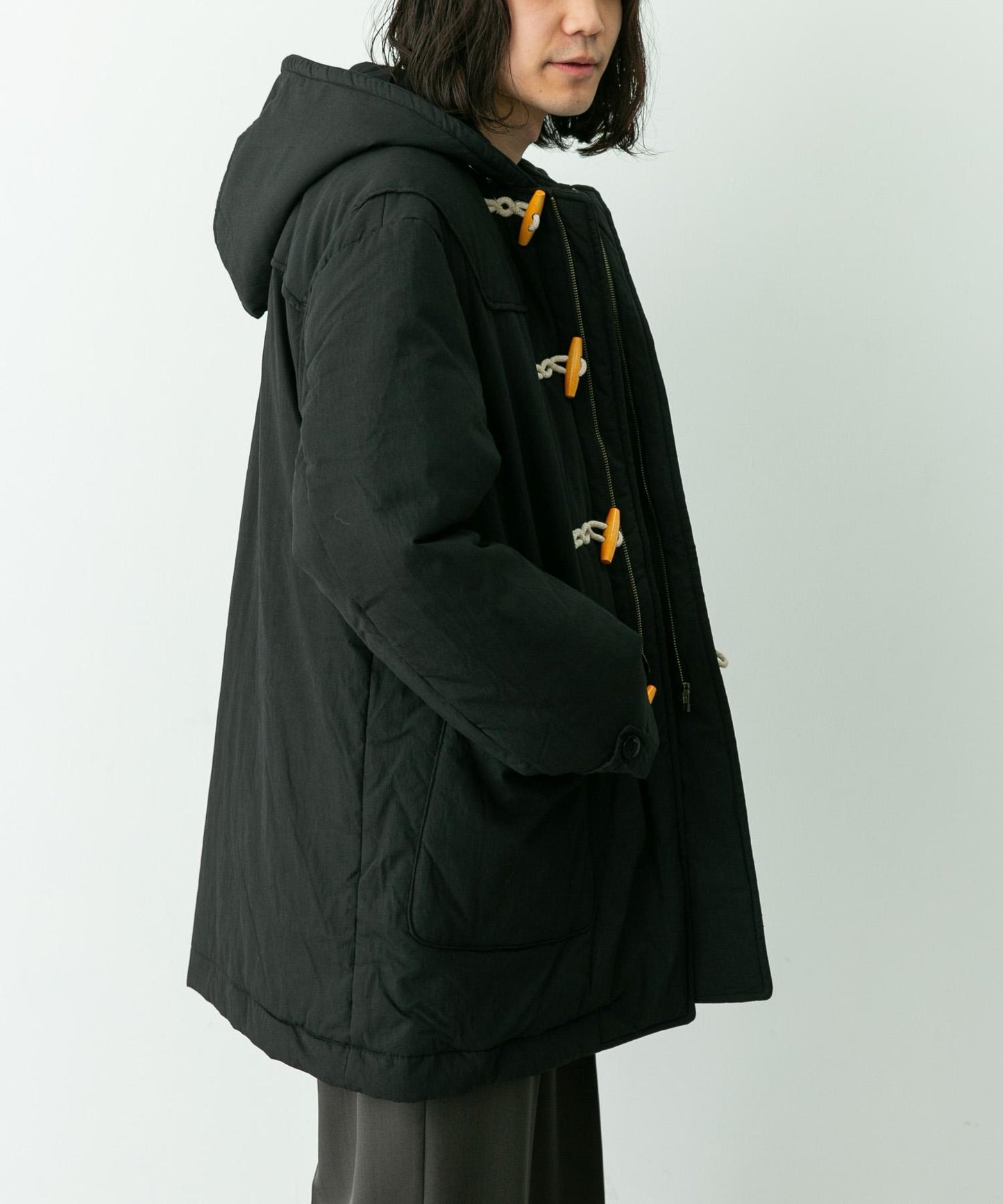 ARMY TWILL 棉尼龍粗呢大衣