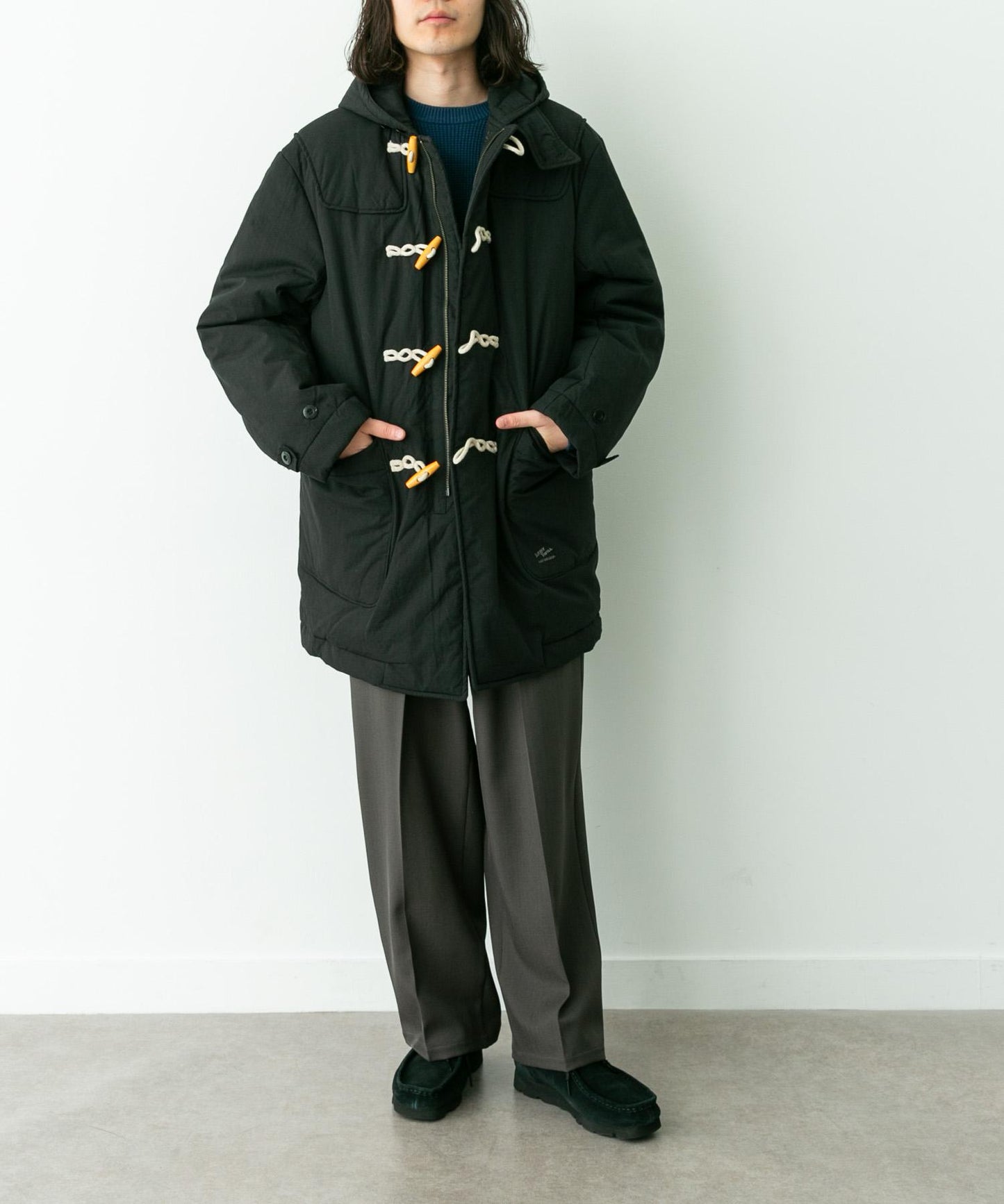ARMY TWILL 棉尼龍粗呢大衣