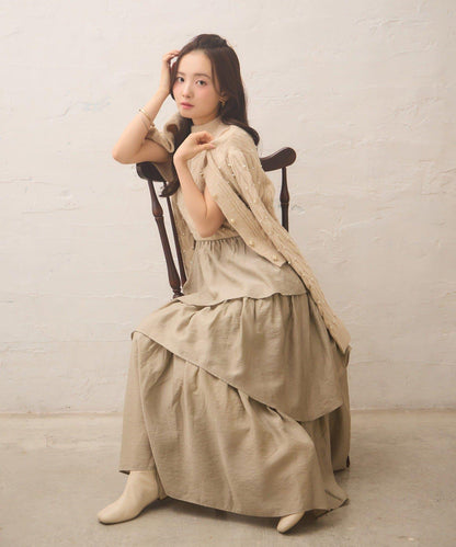 【Seemi.】寶石裝飾針織衫