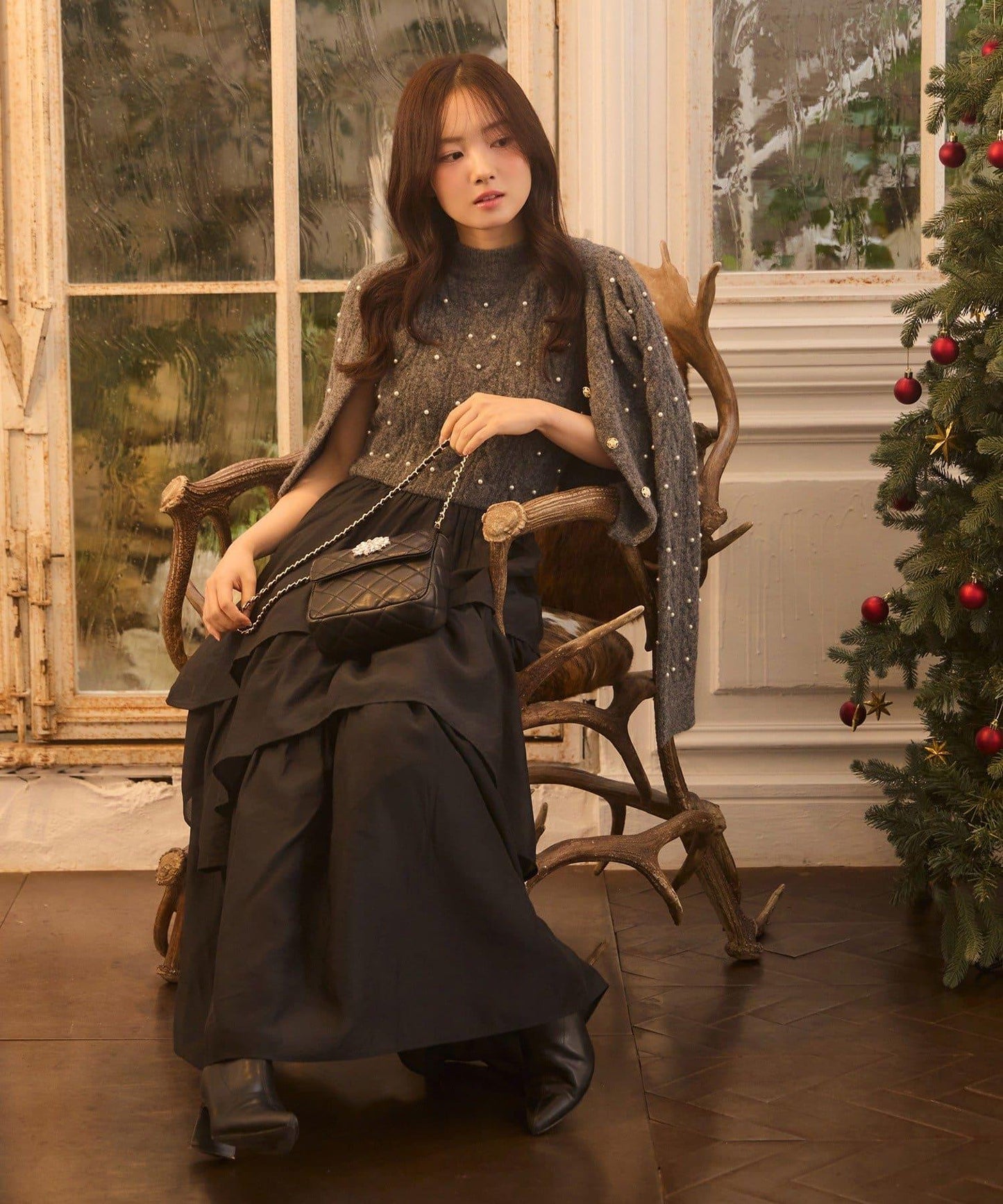 【Seemi.】菱格絎縫迷你包