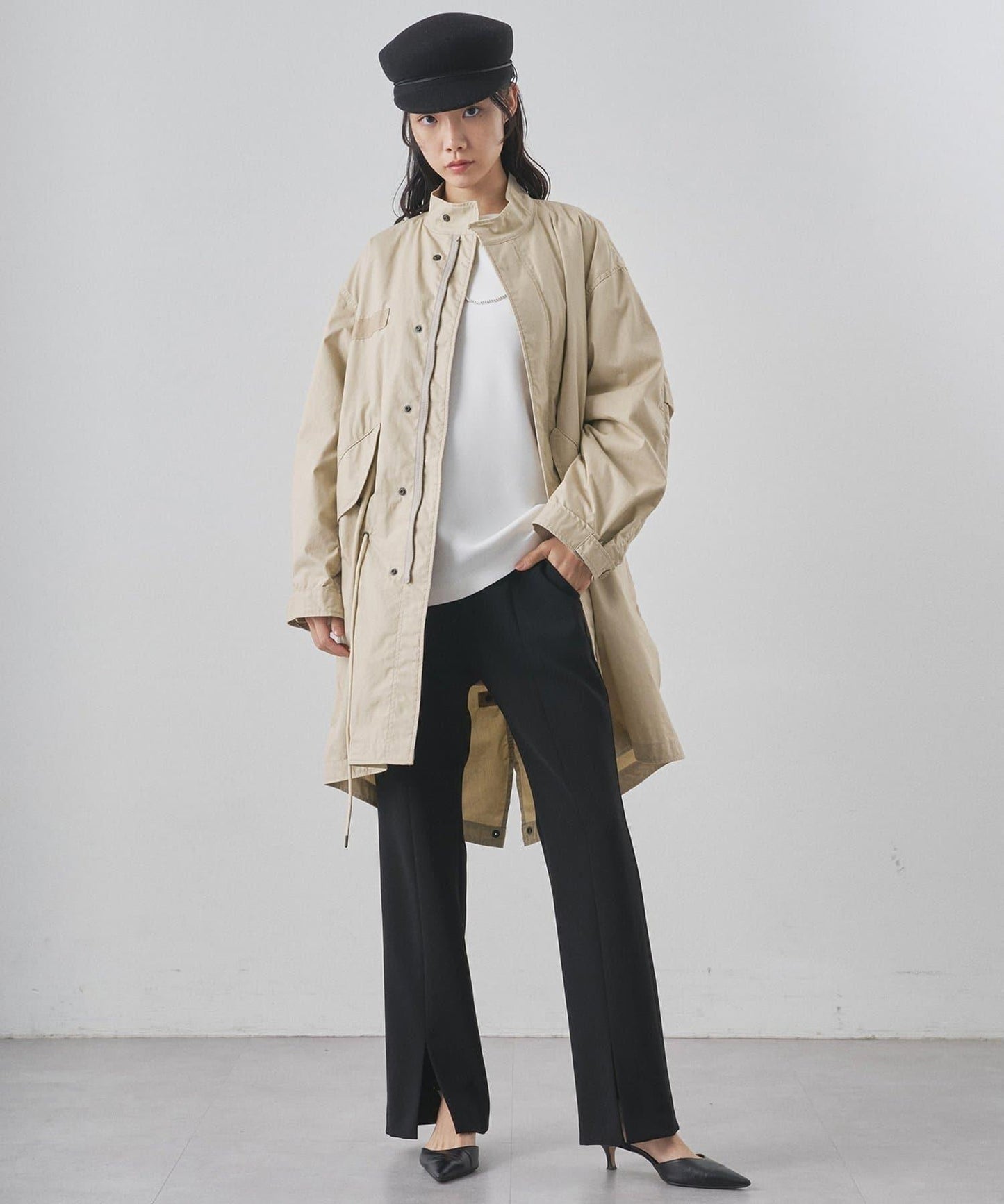 帶內膽軍裝大衣