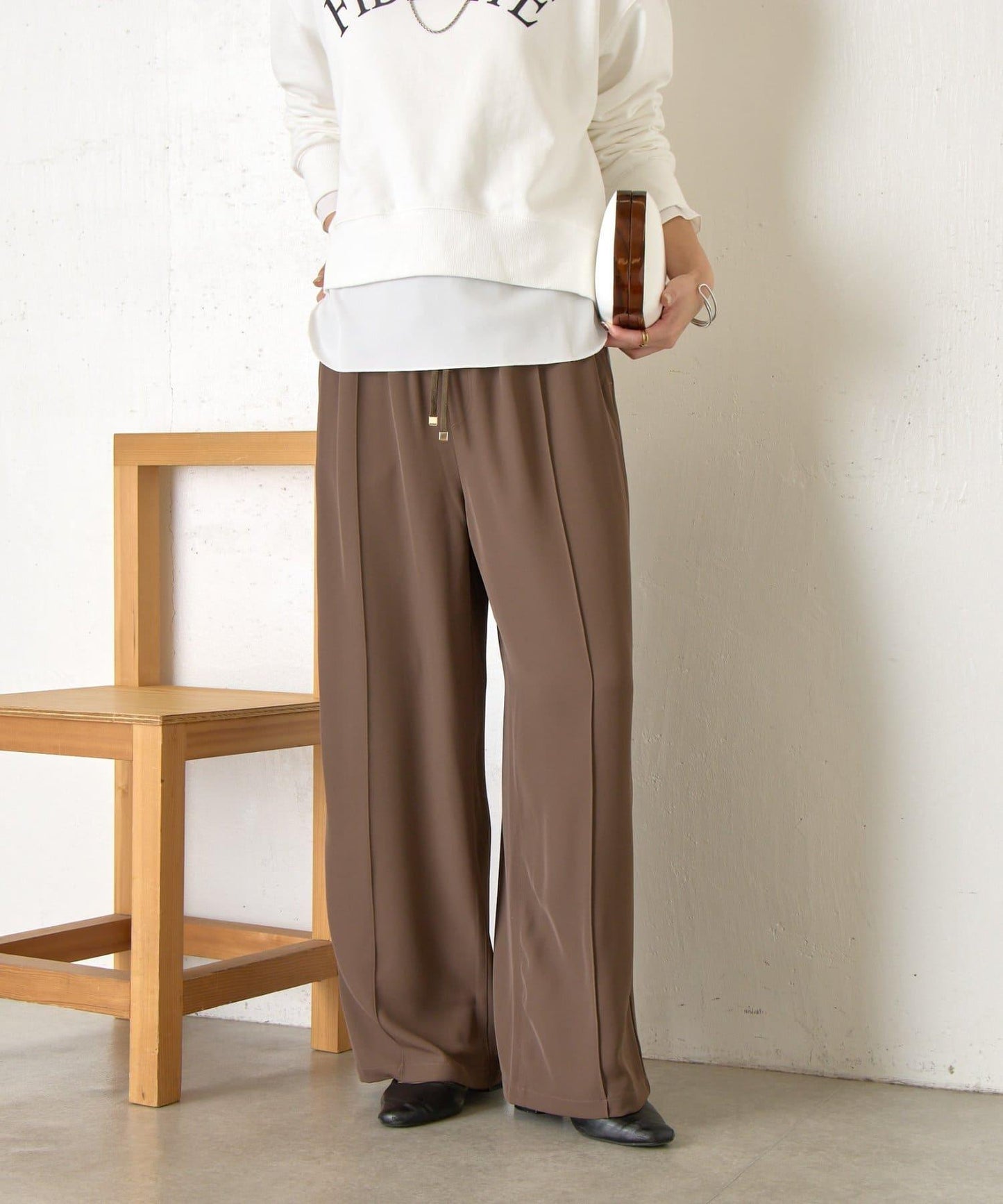 【期待已久的再次到貨！/有多種尺碼可選/有官網限定色】垂感休閒褲