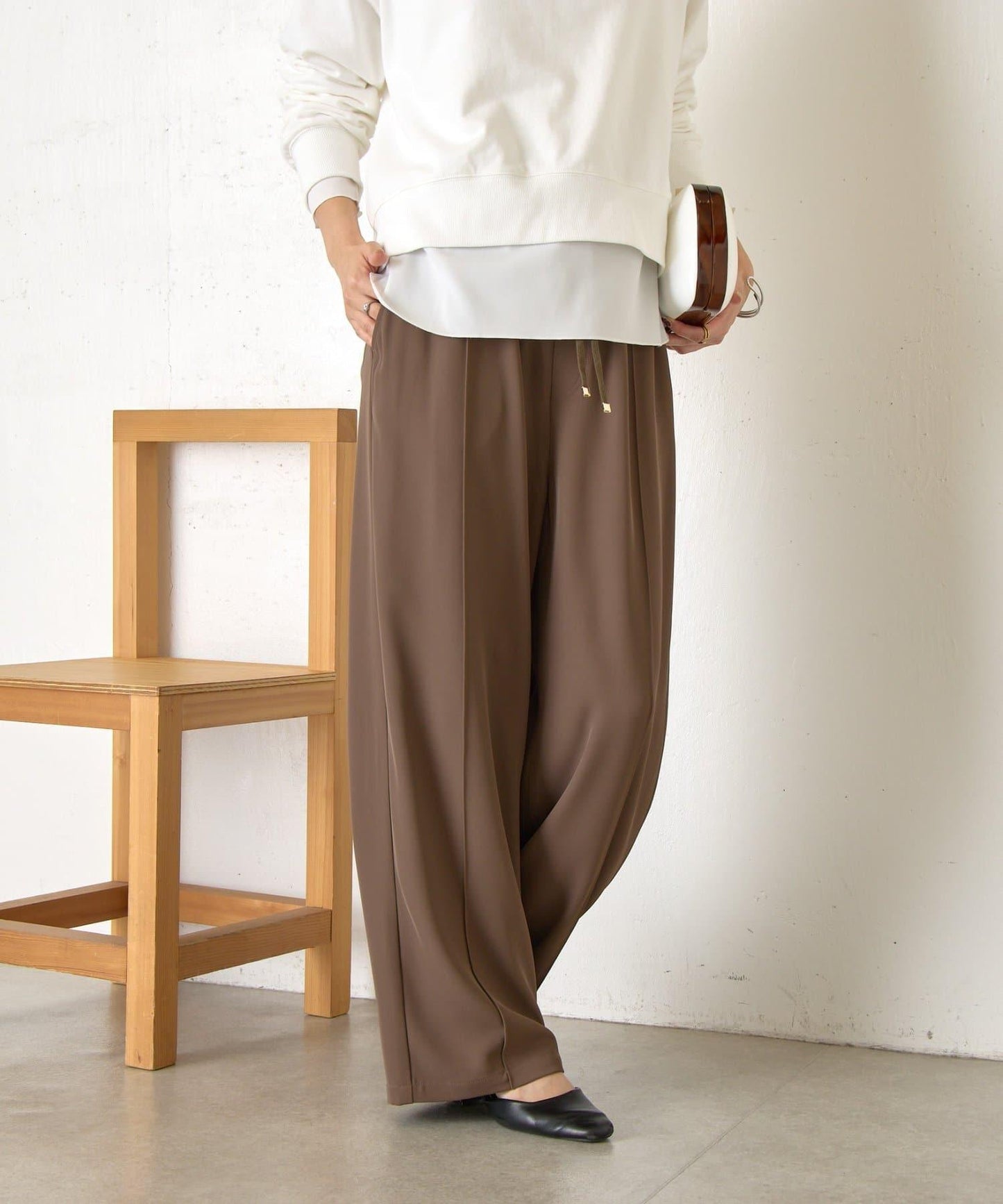 【期待已久的再次到貨！/有多種尺碼可選/有官網限定色】垂感休閒褲