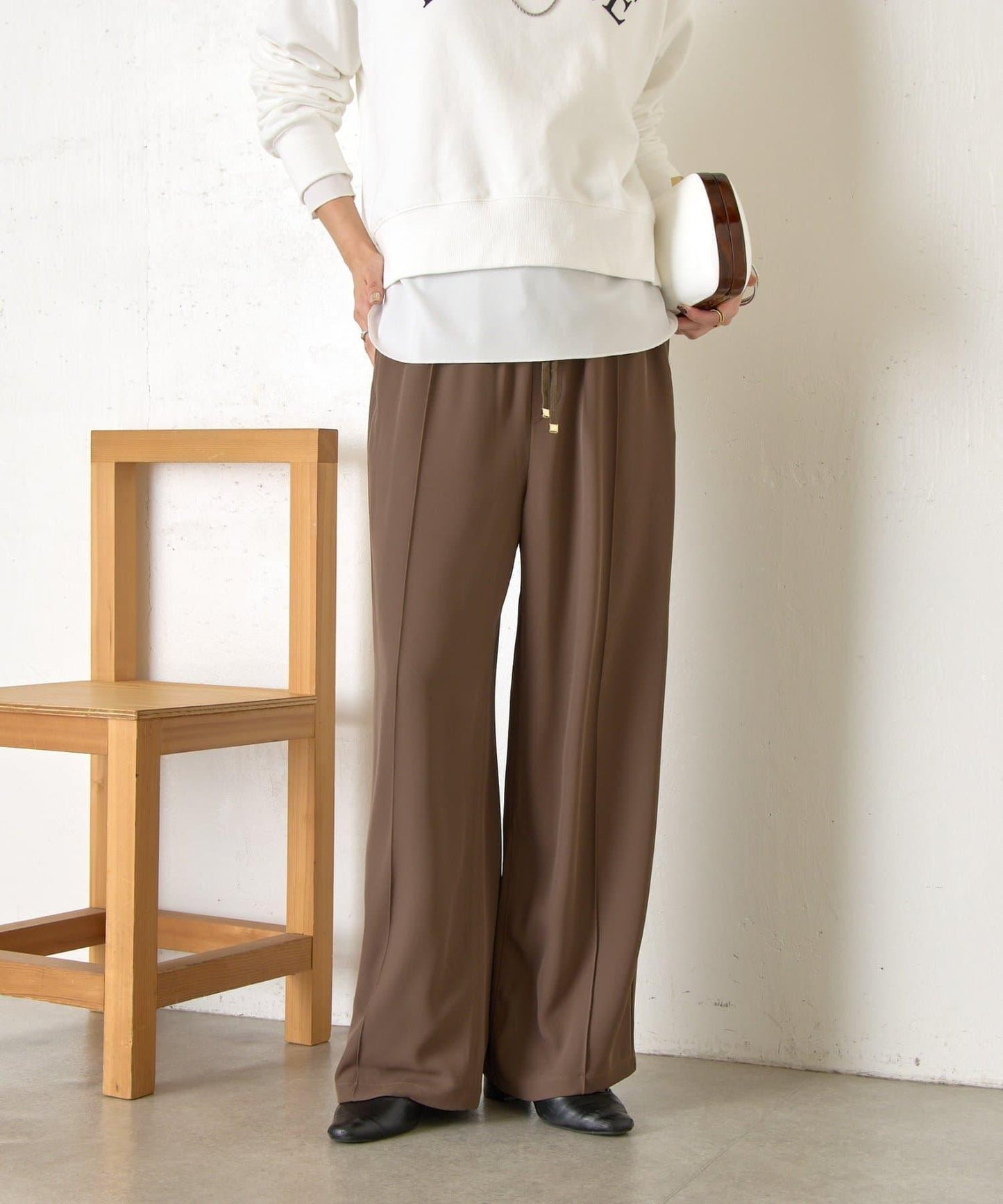 【期待已久的再次到貨！/有多種尺碼可選/有官網限定色】垂感休閒褲