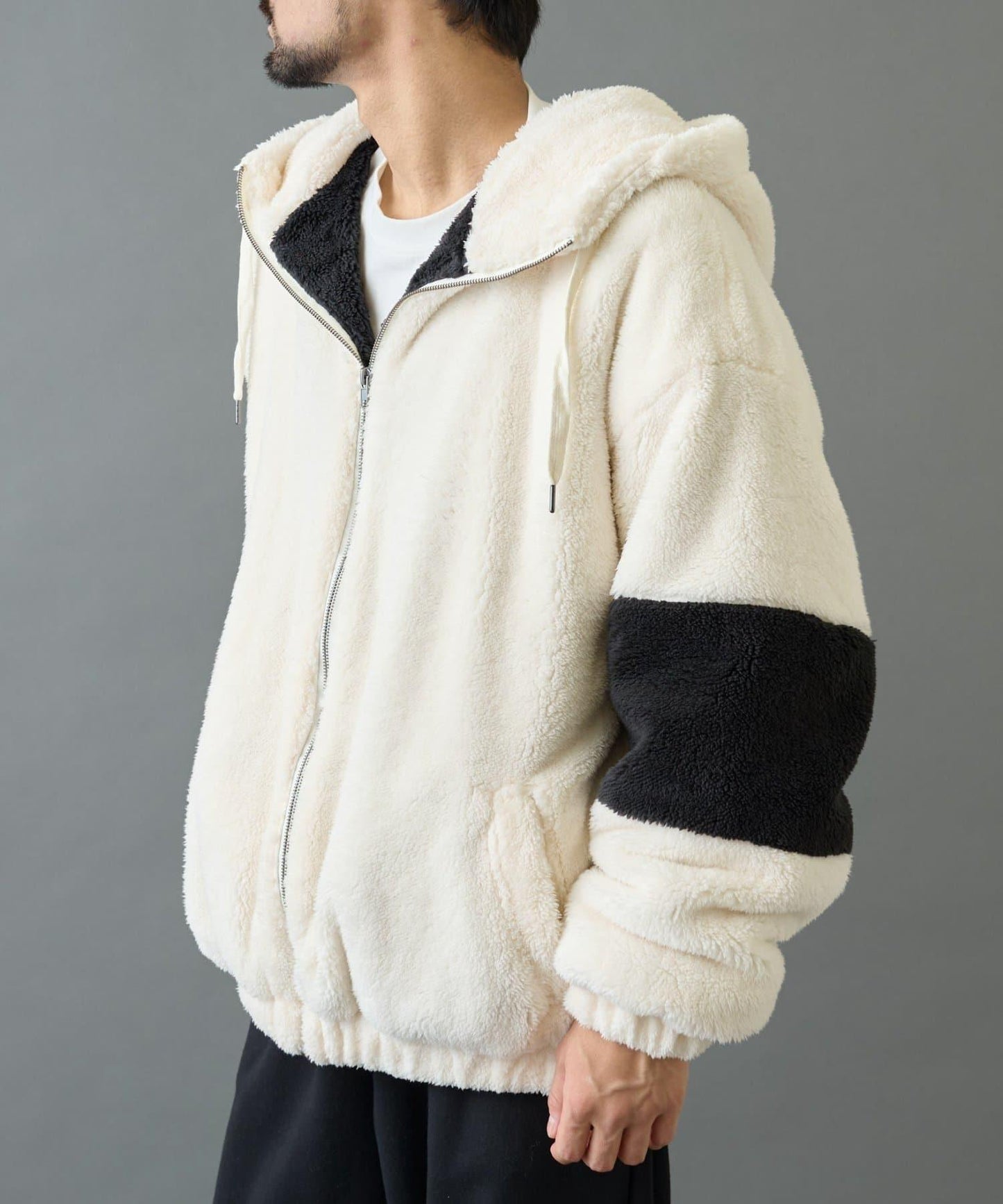 【復刻】長絨抓絨寬鬆連帽衛衣