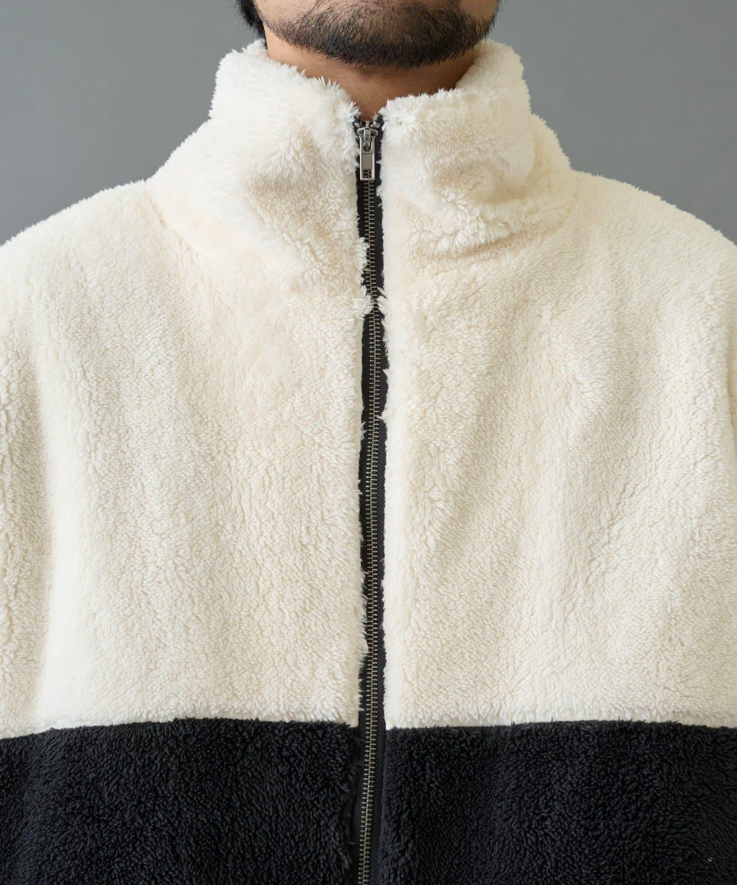 【復刻】長絨抓絨加大立領夾克