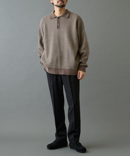 燈芯絨針織POLO衫