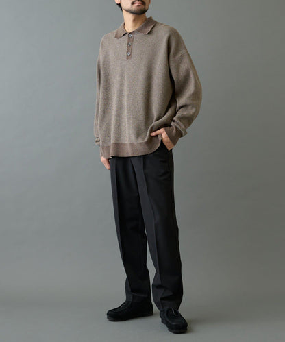 燈芯絨針織POLO衫