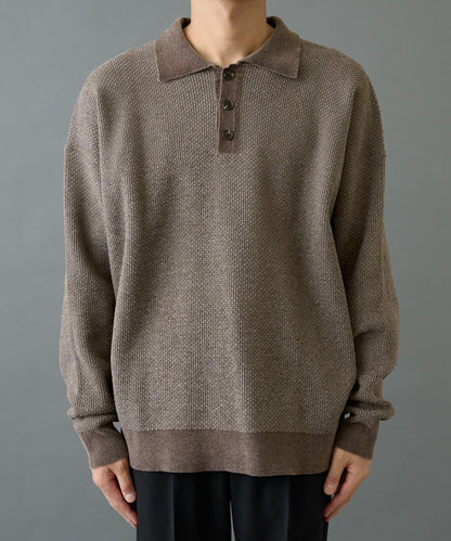 燈芯絨針織POLO衫