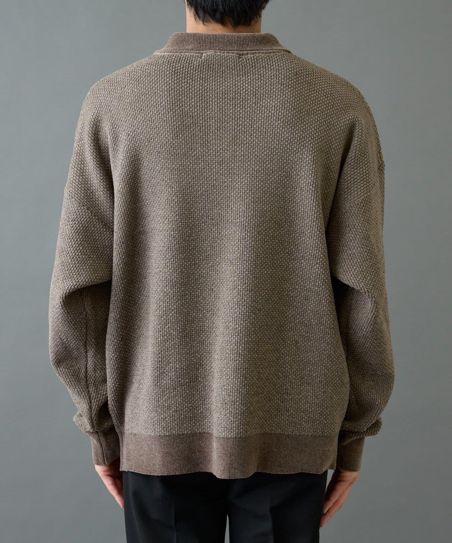 燈芯絨針織POLO衫