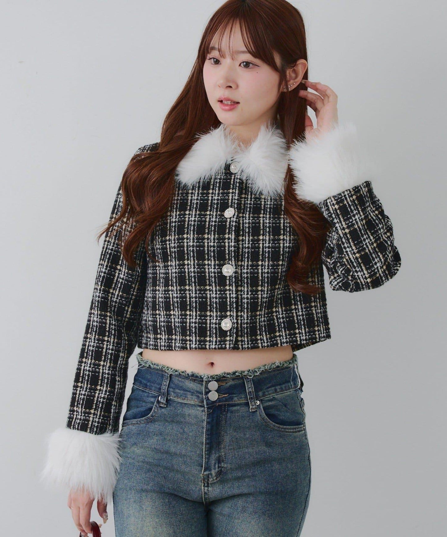 【Holiday collection】粗花呢夾克