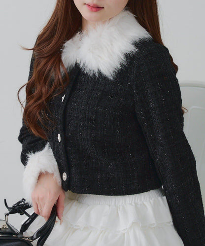 【Holiday collection】粗花呢夾克