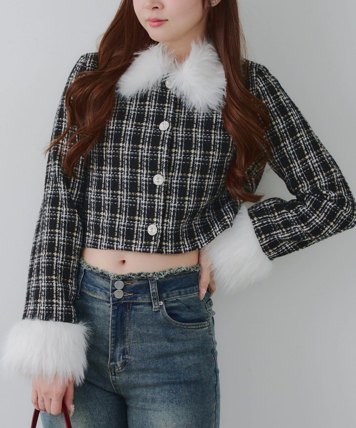 【Holiday collection】粗花呢夾克