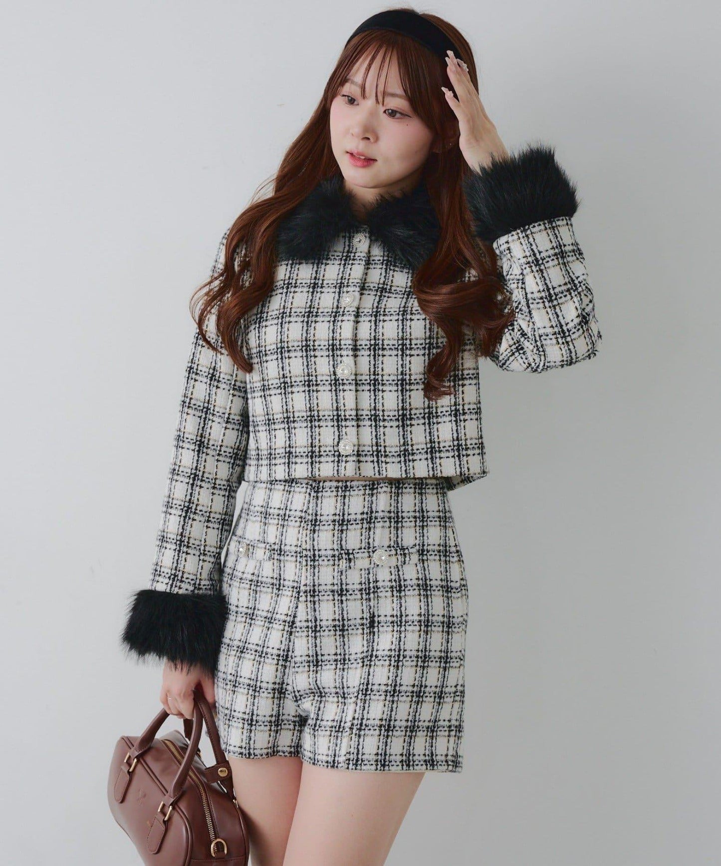 【Holiday collection】粗花呢夾克