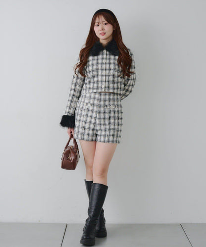 【Holiday collection】粗花呢夾克