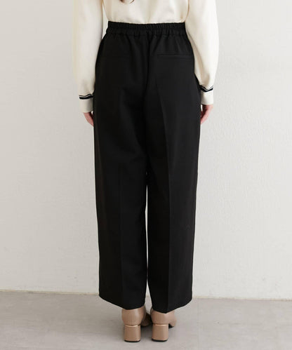 【natural couture】側邊扣長褲