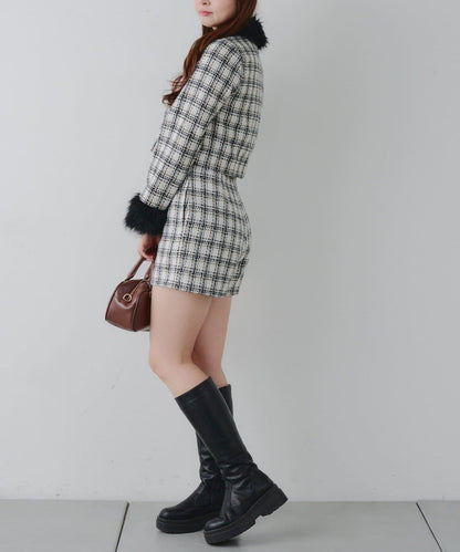 【Holiday collection】粗花呢夾克