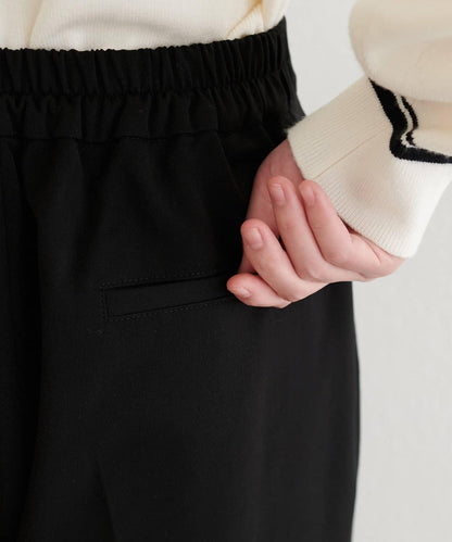 【natural couture】側邊扣長褲
