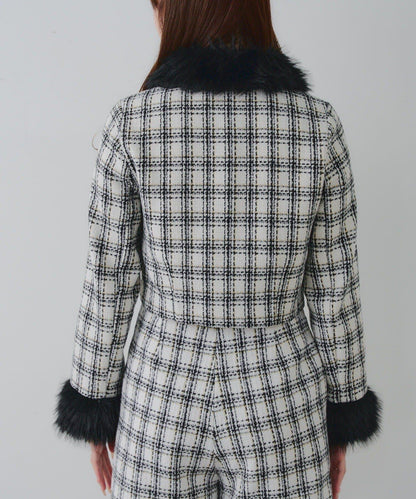 【Holiday collection】粗花呢夾克