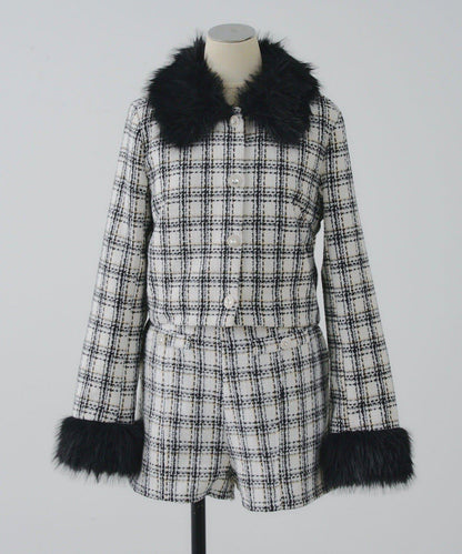 【Holiday collection】粗花呢夾克