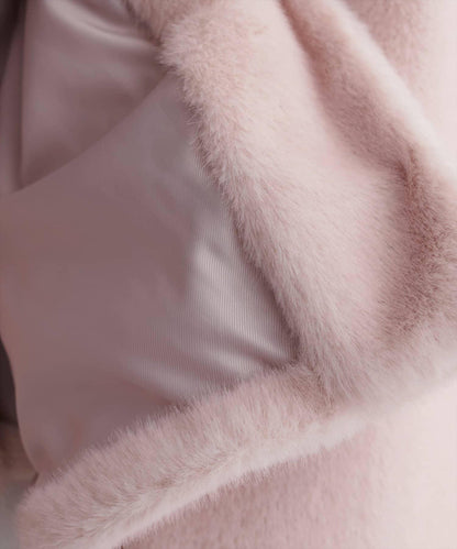 仿皮草短款外套