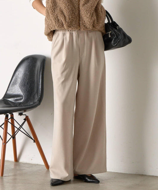 易打理寬鬆長褲