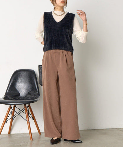 易打理寬鬆長褲