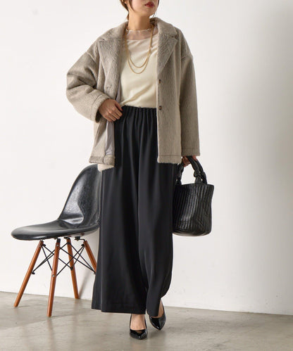垂感寬鬆闊腿褲