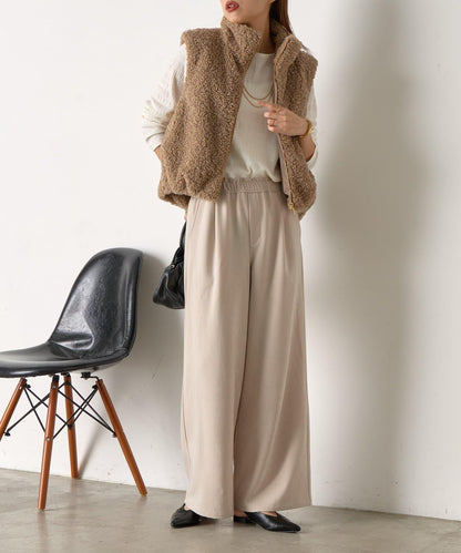 易打理寬鬆長褲